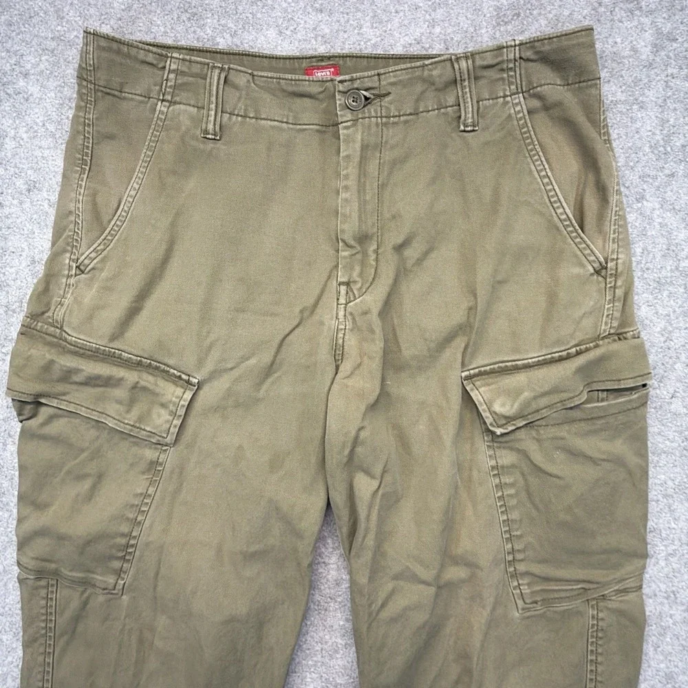 Levi's XX Cargo Taper 32x30 (Fits 34x28) Olive Green Cargo Pants Baggy